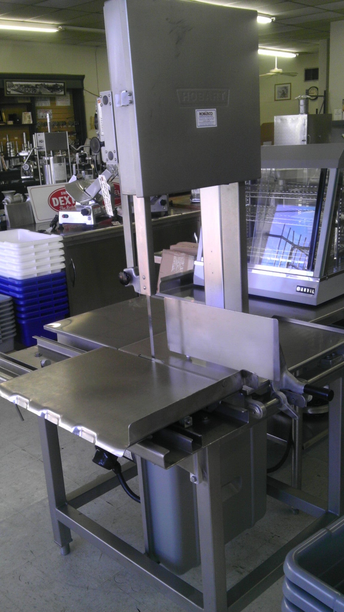 Rebuilt Hobart 6801 Commercial Meat Saw - Heavy Duty Butcher Equipment for Restaurants & Meat Processing | Free Freight Quote Included