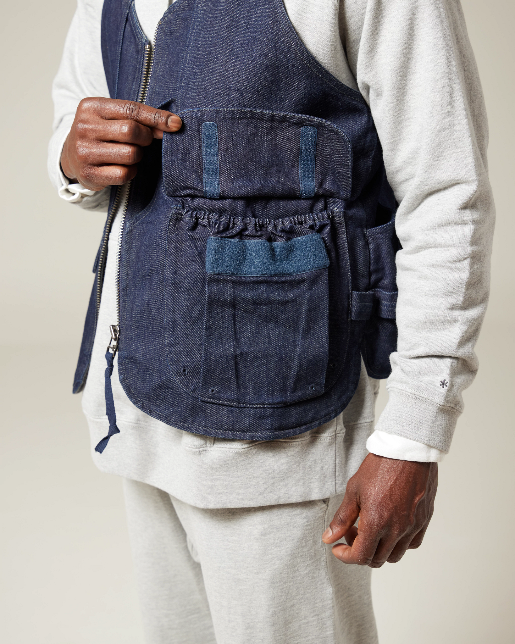 Takibi Denim Vest for Men & Women - Lightweight Distressed Denim Jacket with Front Pockets - Perfect for Casual Outfits, Streetwear, and Outdoor Adventures