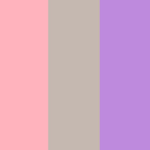 Bright Pink, Purple & Grey