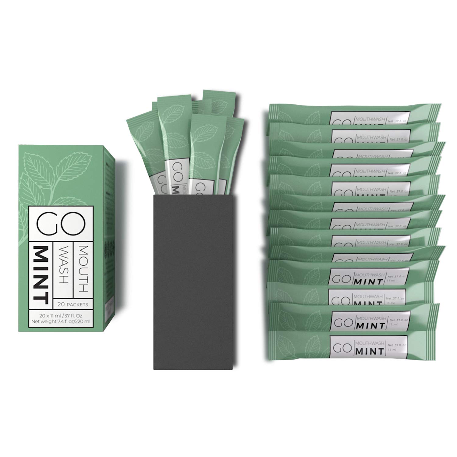 Go Essentials Travel Mouthwash & Body Lotion Bundle - 20 Single-Use Packets Each | Perfect for Travel, Hotels, Airbnb, Spas, Resorts & Gift Baskets | Portable Hygiene Kit for On-the-Go