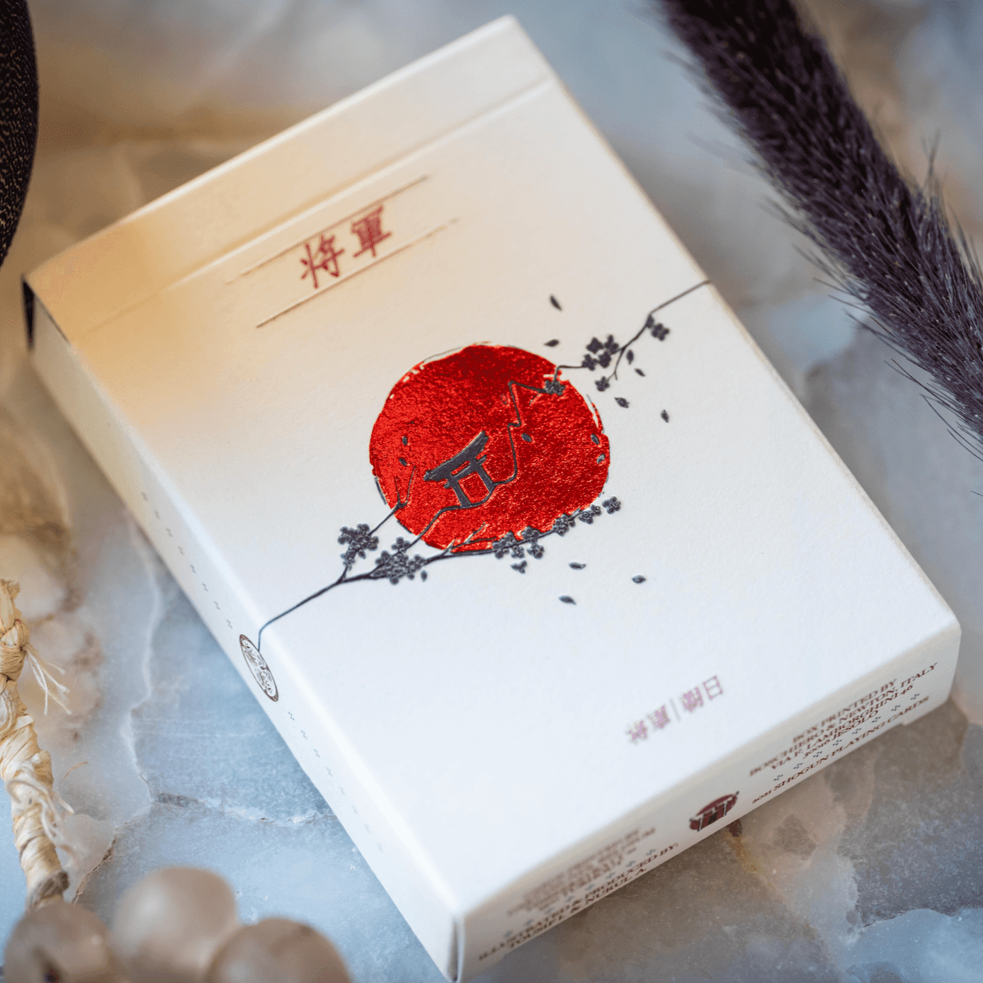 Shogun Playing Cards - Premium Japanese Rising Sun Design for Poker, Magic Tricks & Collectors - Perfect for Game Nights, Gifts & Cardistry