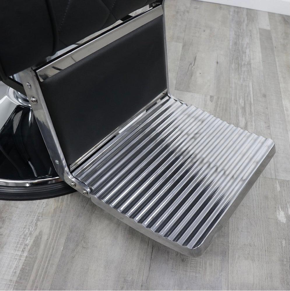 Adams Professional Barber Chair - Heavy Duty Hydraulic Salon Chair for Haircuts & Styling - Perfect for Barbershops, Salons & Home Use