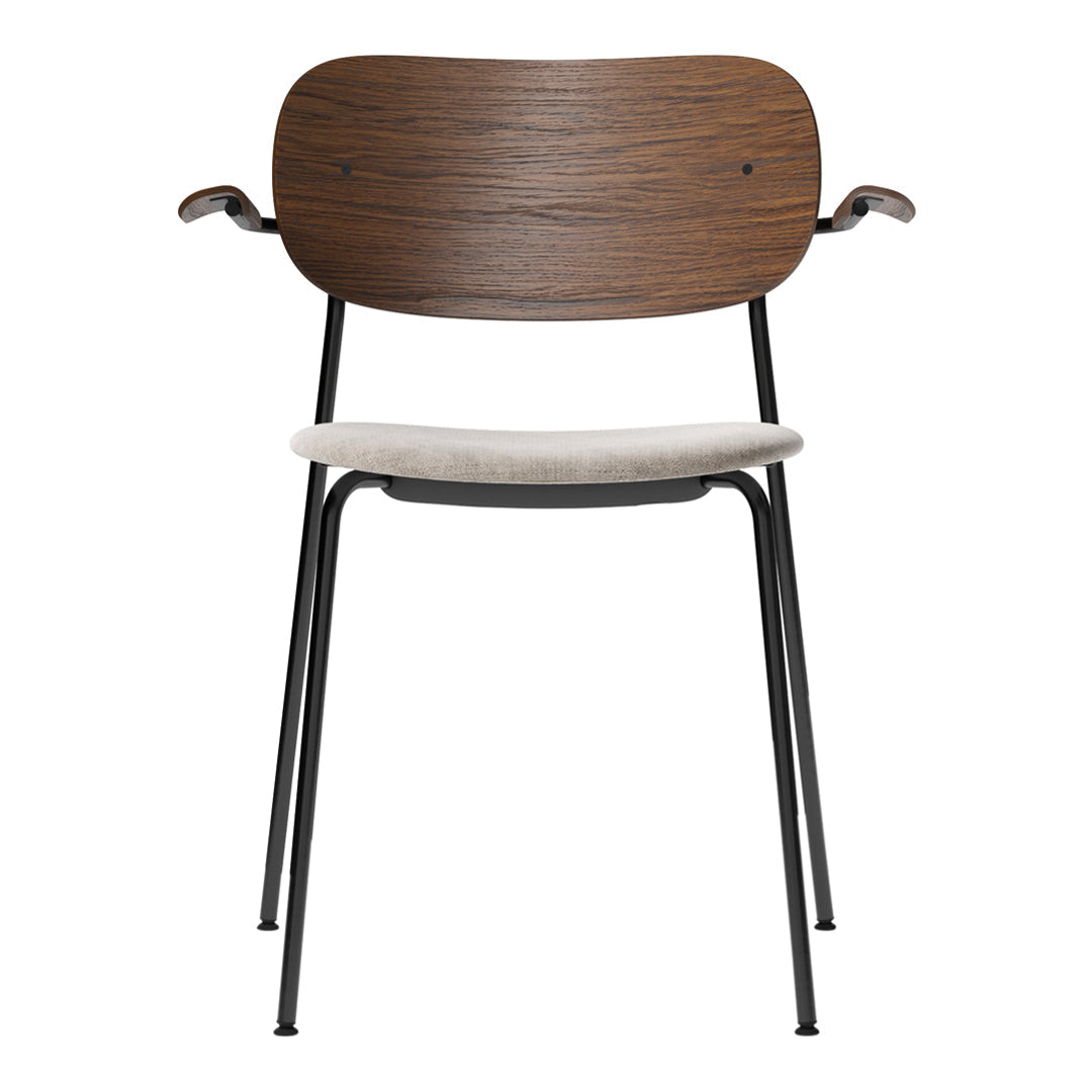 Modern Wooden Dining Chairs with Armrests & Upholstered Seats - Comfortable Kitchen, Dining Room, and Breakfast Nook Furniture for Home Decor