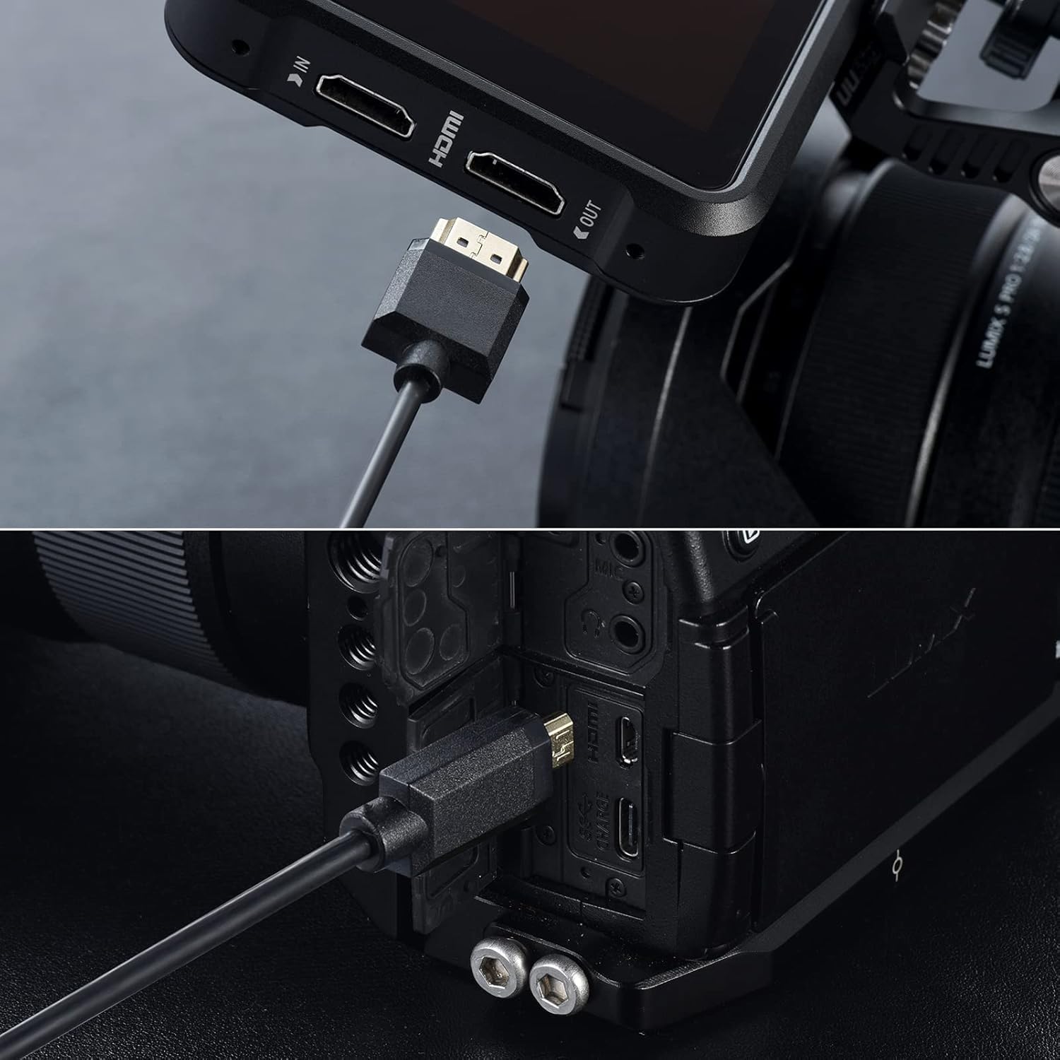 Premium Micro HDMI to HDMI Cable 4K 60Hz 1.5m (5ft) with Ethernet & Audio Return - Compatible with Raspberry Pi 4/400, GoPro Hero 7, Sony A6000/A6300, Nikon B500 - Perfect for 4K Video Streaming, Gaming & Camera Connections