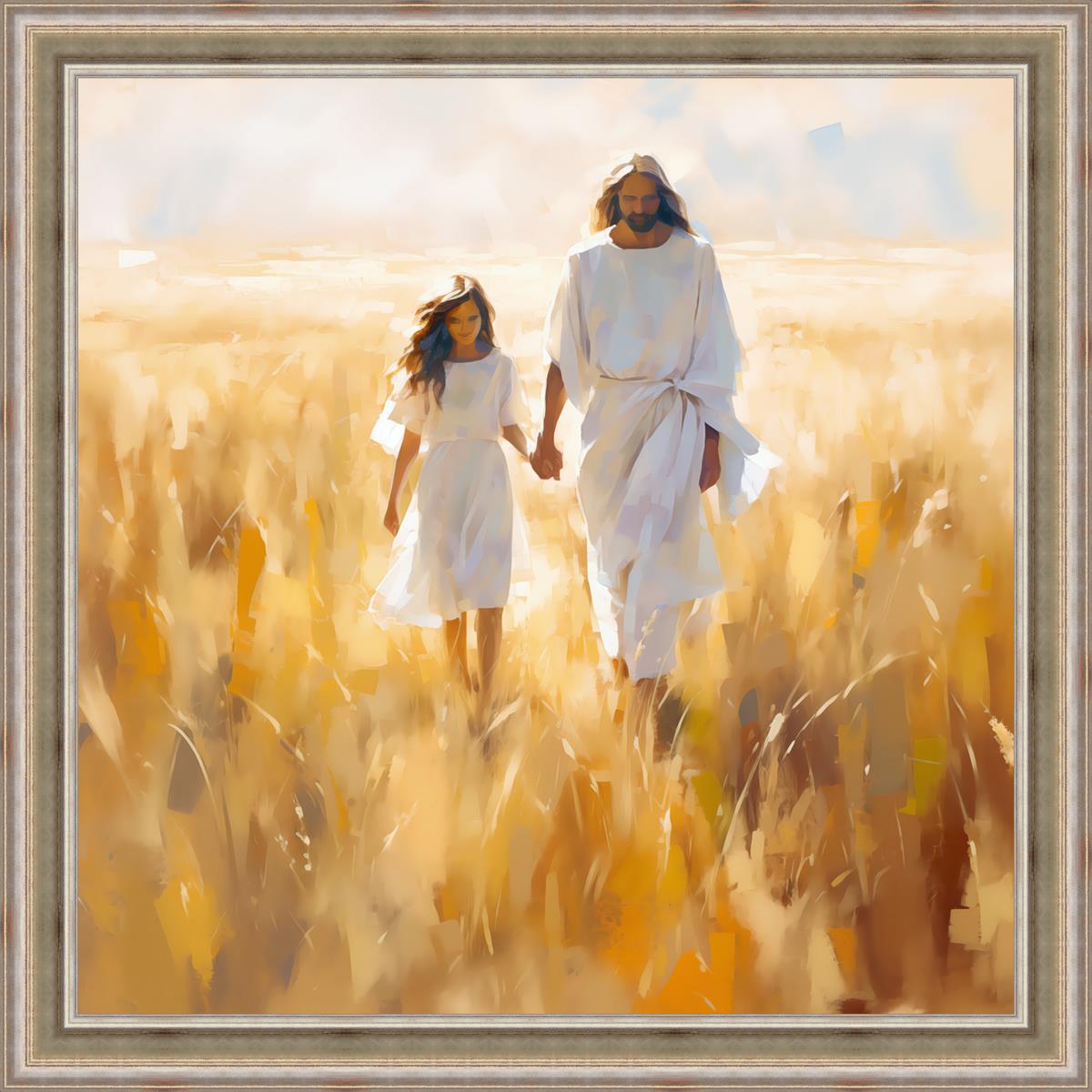 Come Follow Me Large Wall Art - Inspirational Christian Home Decor for Living Room, Bedroom & Office - Perfect Gift for Religious Families