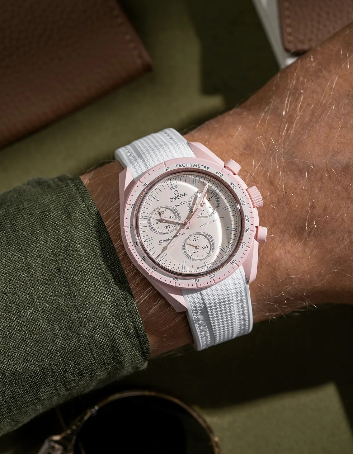 Omega X Swatch MoonSwatch Mission to Venus Replacement Rubber Strap - Durable & Comfortable Watch Band for Everyday Wear & Sports Activities