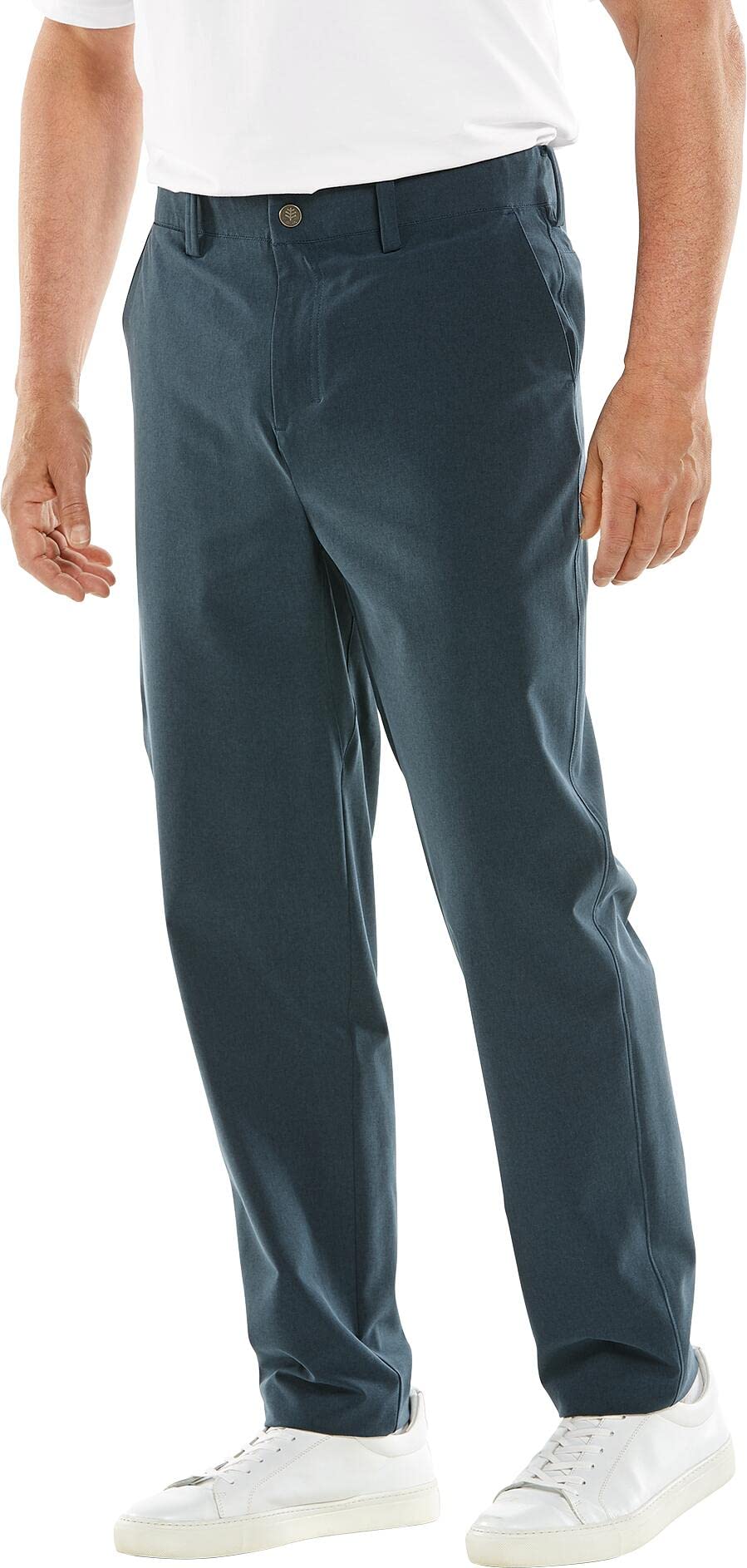 Coolibar UPF 50+ Men's Avalos Travel Pants - Sun Protective Lightweight Quick-Dry Hiking Pants for Outdoor Adventures & Beach Vacations