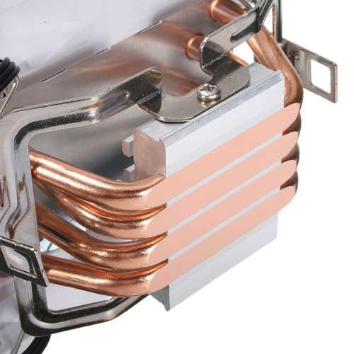 92mm 3-Pin Blue LED Copper CPU Cooler - High Performance Cooling Fan & Heat Sink for Intel LGA775/1156/1155 & AMD AM2/AM2+/AM3 - Perfect for Gaming PCs & Workstation Builds