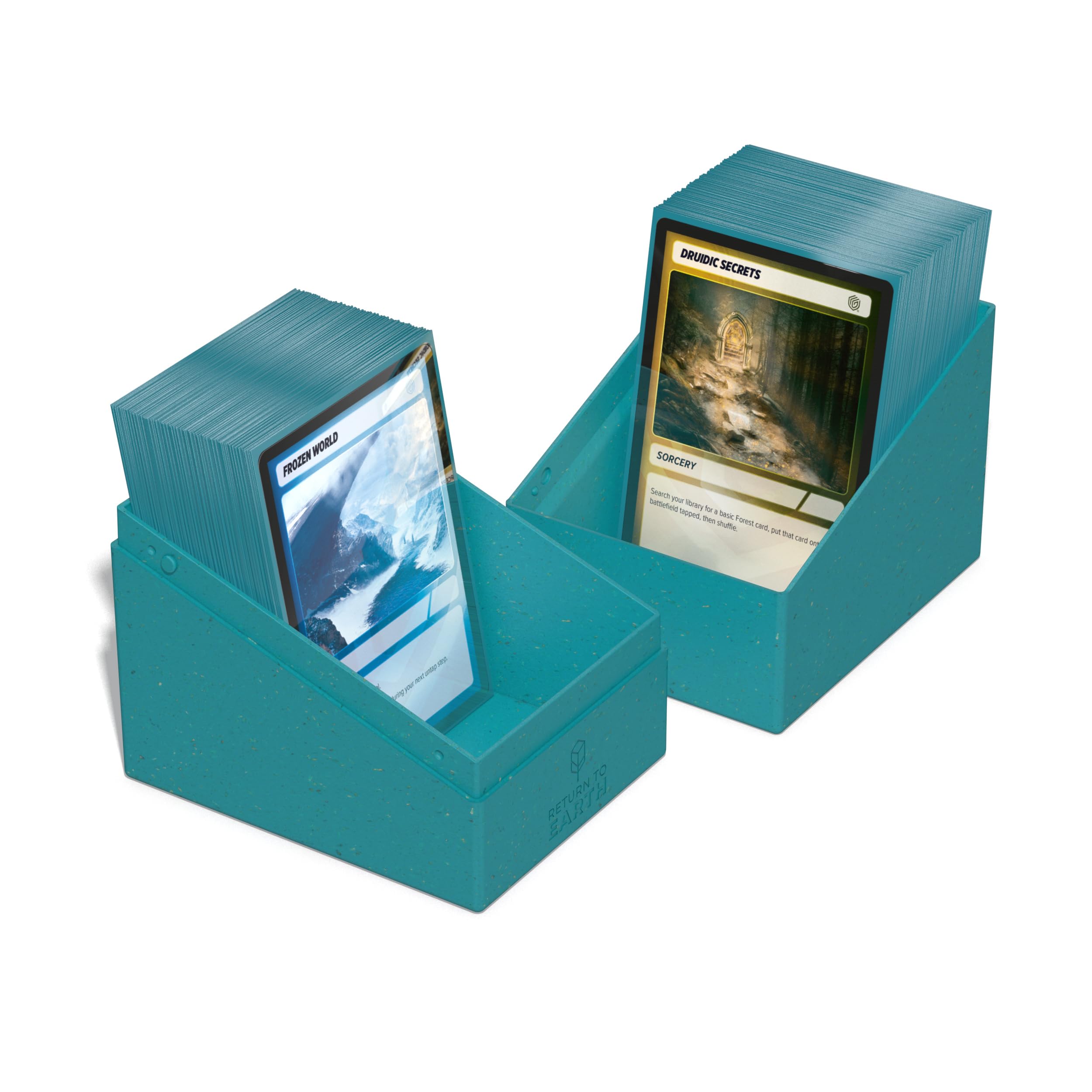 Ultimate Guard Return to Earth Boulder Deck Case 133+ - Navy Blue - Premium Card Storage Box for MTG, Pokemon & TCG - Perfect for Gaming, Collecting & Travel