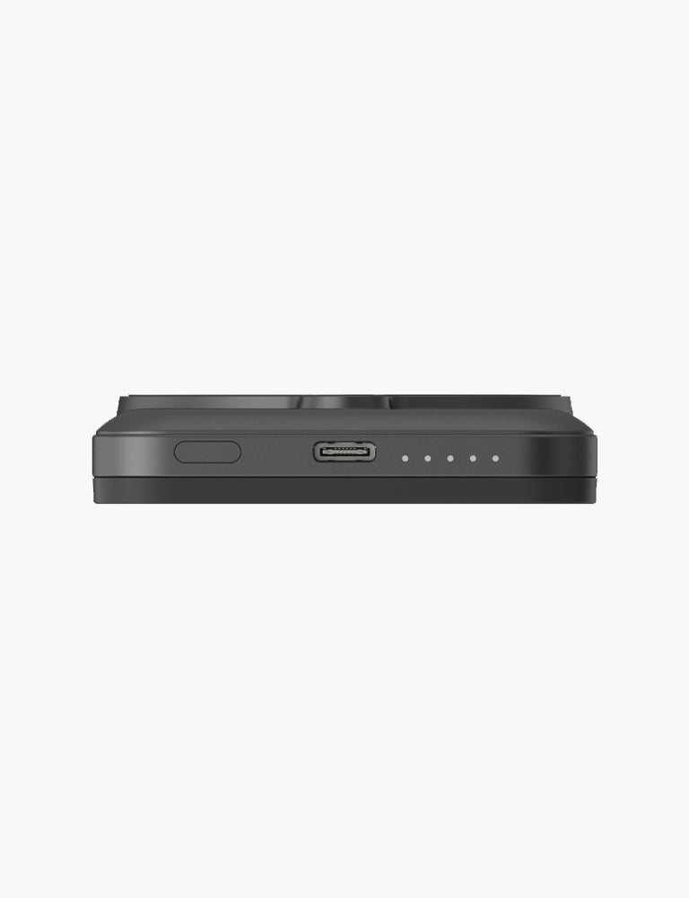 MagWallet Cash 5000mAh Portable Charger - Slim Power Bank with Built-in Wallet for iPhone, Android & More - Perfect for Travel, Camping & Everyday Use