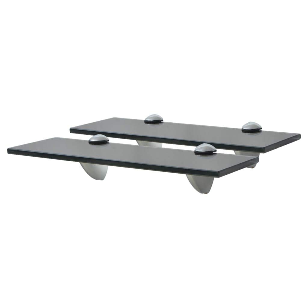 2 Pack Floating Glass Shelves - 11.8