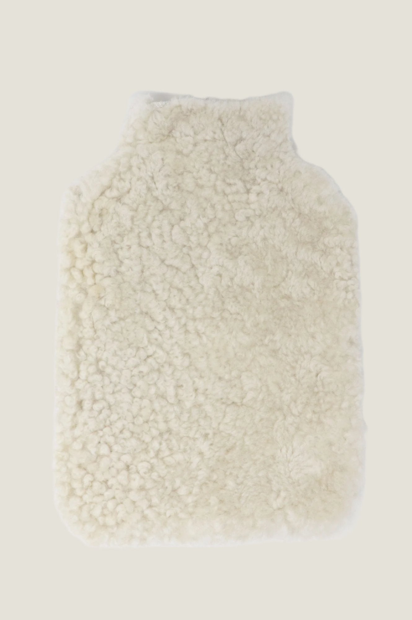 Kerri Hot Water Bottle Cover - Soft Cream Fleece for Pain Relief & Warmth | Cozy Winter Nights, Period Cramp Comfort, Soothing Muscle Aches