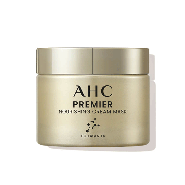 AHC Premier Nourishing Cream Mask 50g - Hydrating Facial Treatment for Dry Skin, Anti-Aging & Moisturizing Care - Perfect for Night Routine & Skincare Regimen