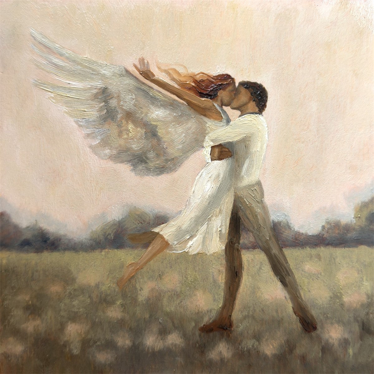 Stunning Dance of Sky and Ground Gallery Wrap Canvas Art - Modern Home Decor for Living Room, Bedroom & Office - Perfect Wall Art for Nature Lovers