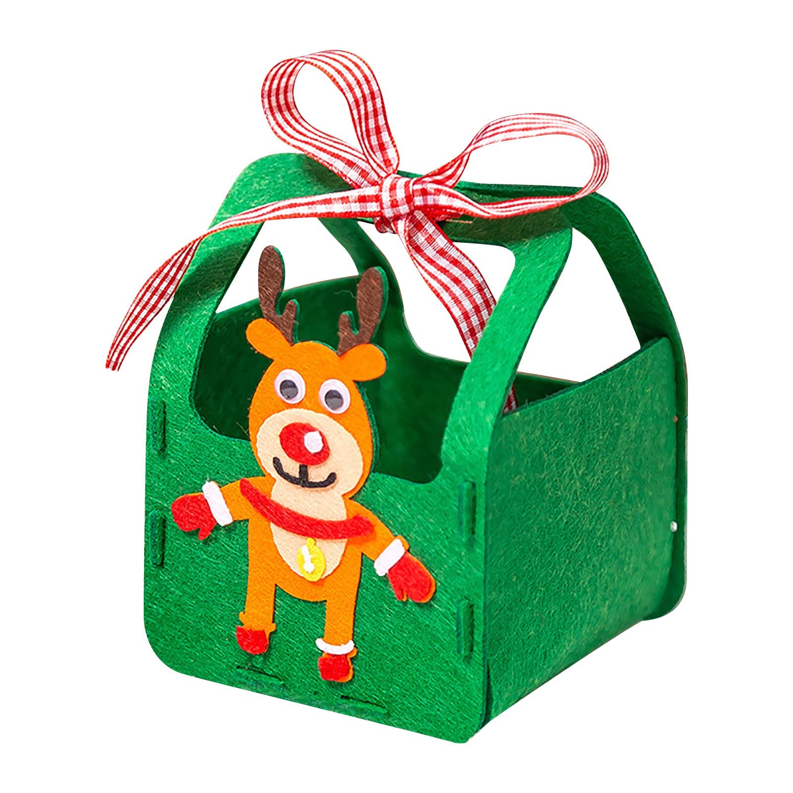 Handmade DIY Non-Woven Christmas Gift Bags - 1pc Peace Fruit Themed Craft Bags for Kids, Kindergarten & Easter Arts and Crafts | Holiday Party Favors, Classroom Activities & Seasonal Decorations