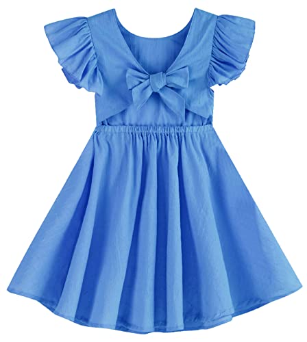 Royal Blue Flutter Sleeve