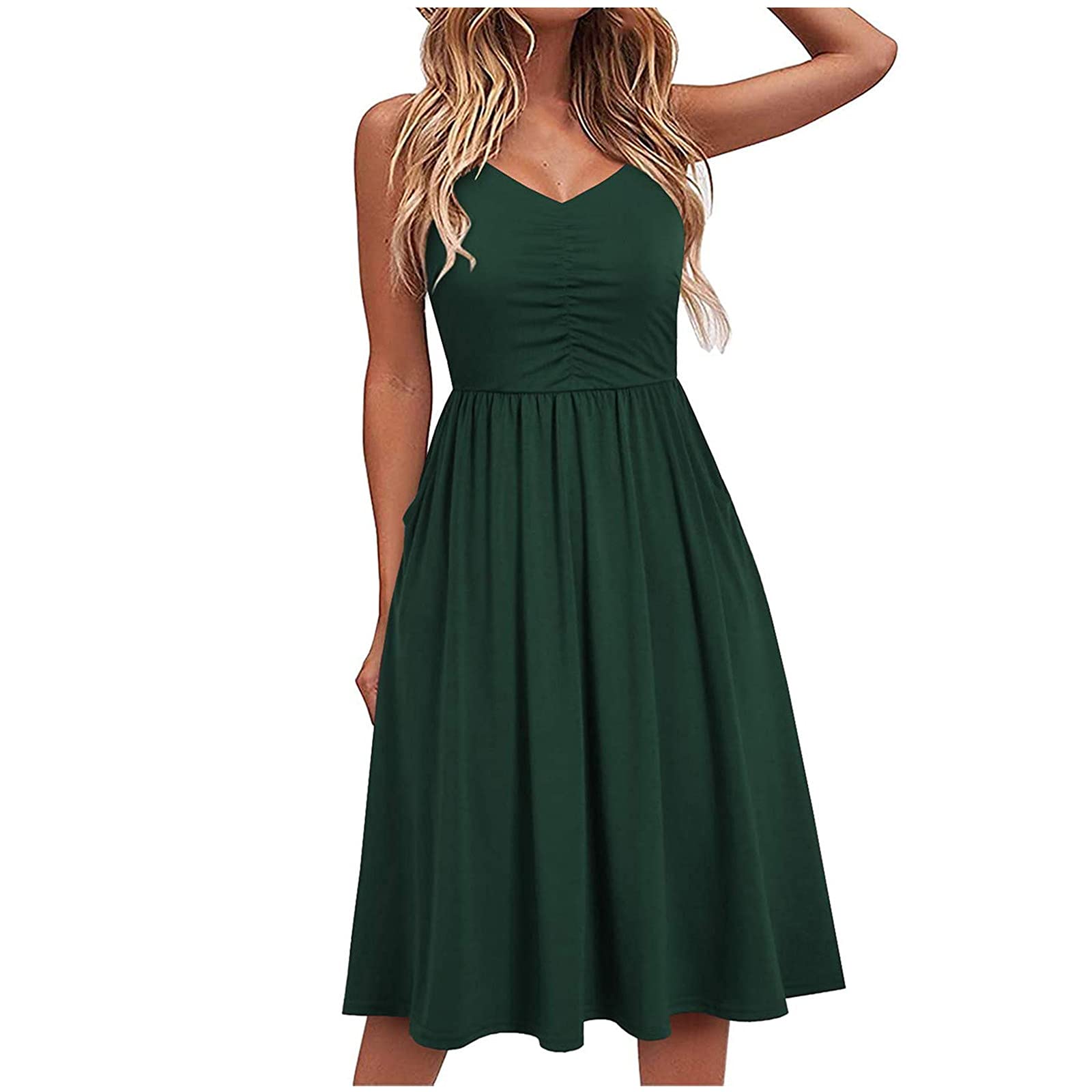 **2022 Summer Floral Dresses for Women - Casual Cold Shoulder, Sexy Hollow Out Vintage Boho T-Shirt Dress | Perfect for Beach, Vacation & Date Night**