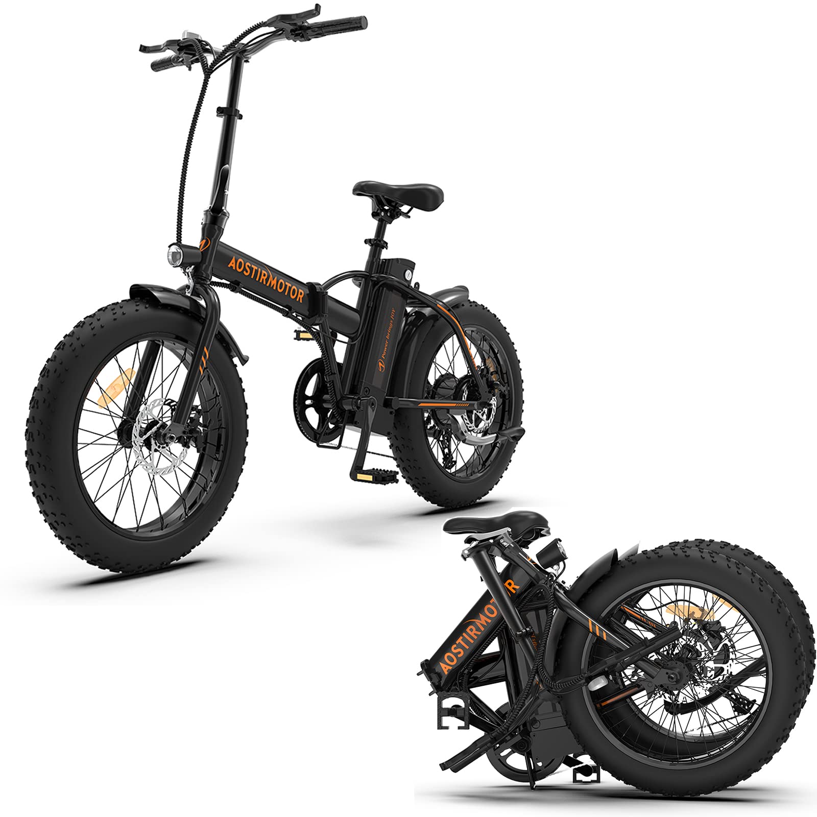 **500W Folding Electric Bike for Adults - 20