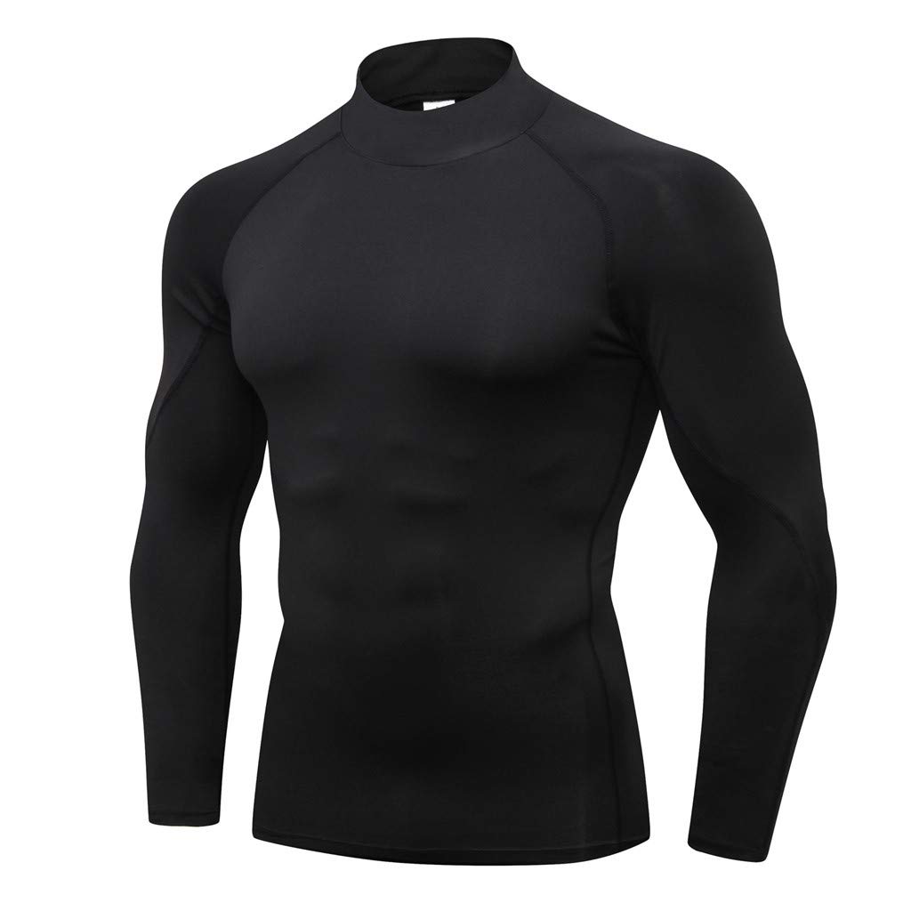 Men's Workout Leggings - Gym Running Yoga Athletic Shirt Top for Fitness & Sports | Comfortable Training Clothes for Gym, Jogging & Yoga Sessions