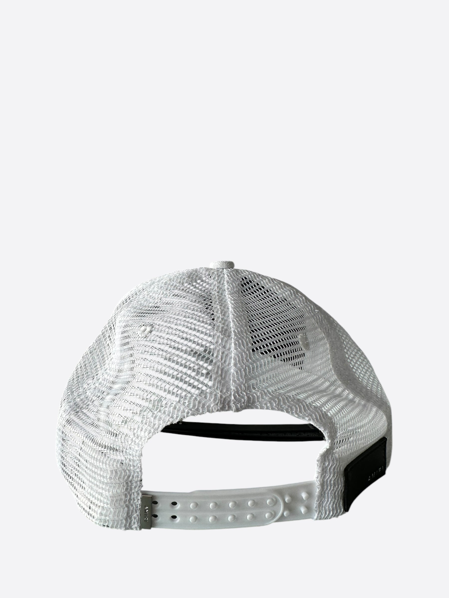 Amiri Playboy White & Black Logo Trucker Hat - Stylish Snapback Cap for Men & Women - Perfect for Streetwear, Casual Outfits & Music Festivals