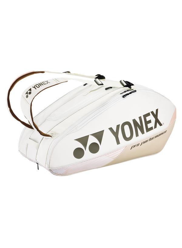 Yonex 92429 Pro Badminton & Tennis Racket Bag - Holds 9 Rackets - Perfect for Tournaments, Training & Gym Storage