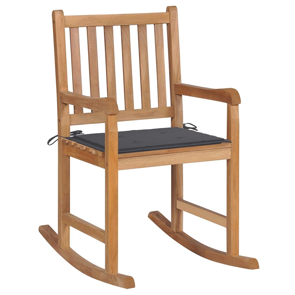 Soft Thickened Rocking Chair Cushion Set - Comfortable & Supportive Seat Cushions for Rocking Chairs - Solid Teak Wood Base - Perfect for Kitchen, Dining Room, Bedroom & Living Room Side Chairs | Ideal for Relaxing, Reading & Nursing