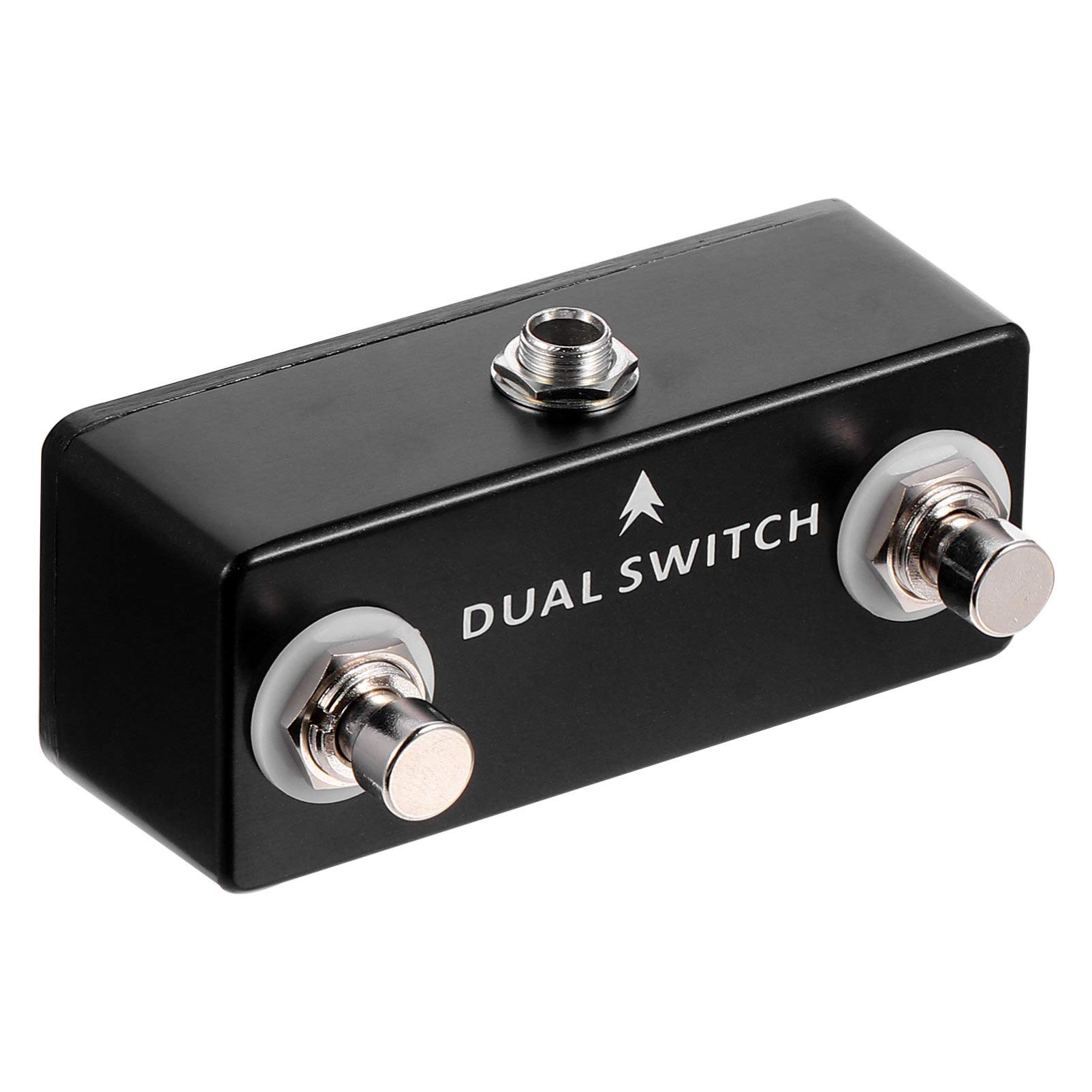 Milisten Dual Control Electric Guitar Effects Pedal with Foot Switch - Black | Professional Guitar Amplifier Accessory for Stage & Studio Performances