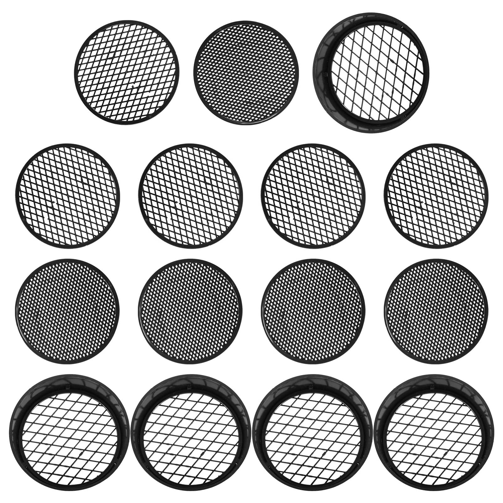DOITOOL 5 Sets 20pcs Garden Sifting Pan - Interchangeable Soil Sieve Set with Mesh Screen for Gardening, Composting & Potting - Durable Gardening Tools for Soil Sifting, Seed Starting & Landscaping Projects