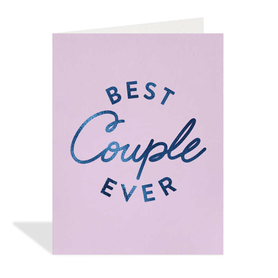 Best Couple Ever Card - Romantic Greeting Card for Anniversaries, Valentine's Day & Special Occasions - Perfect Gift for Couples & Loved Ones