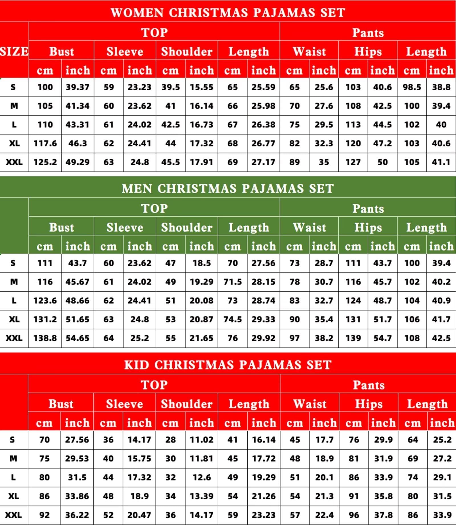 SWOMOG Christmas Family Pajama Sets - Holiday Sleepwear for Family Gatherings