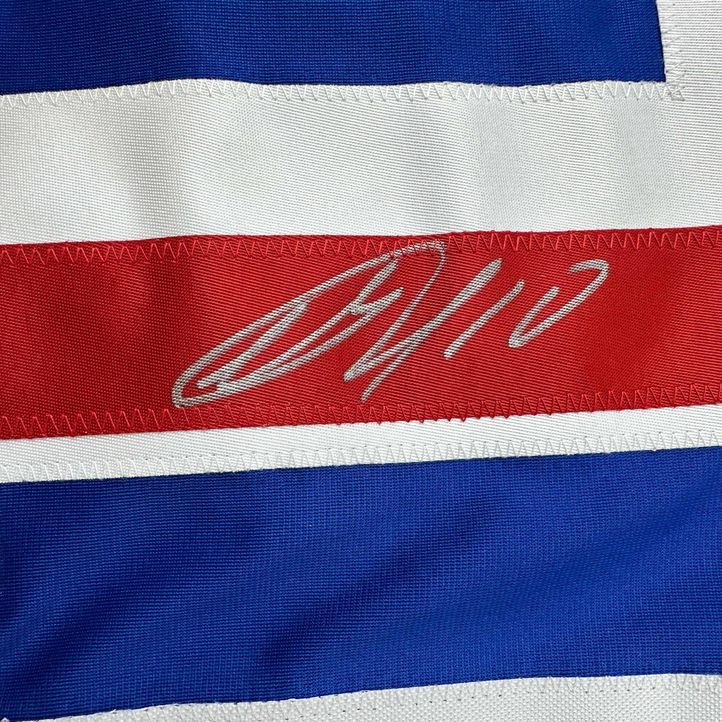 Autographed Artemi Panarin New York Rangers Blue Hockey Jersey with JSA COA - Signed NHL Jersey for Collectors & Fans - Perfect for Memorabilia Displays & Game Day Wear