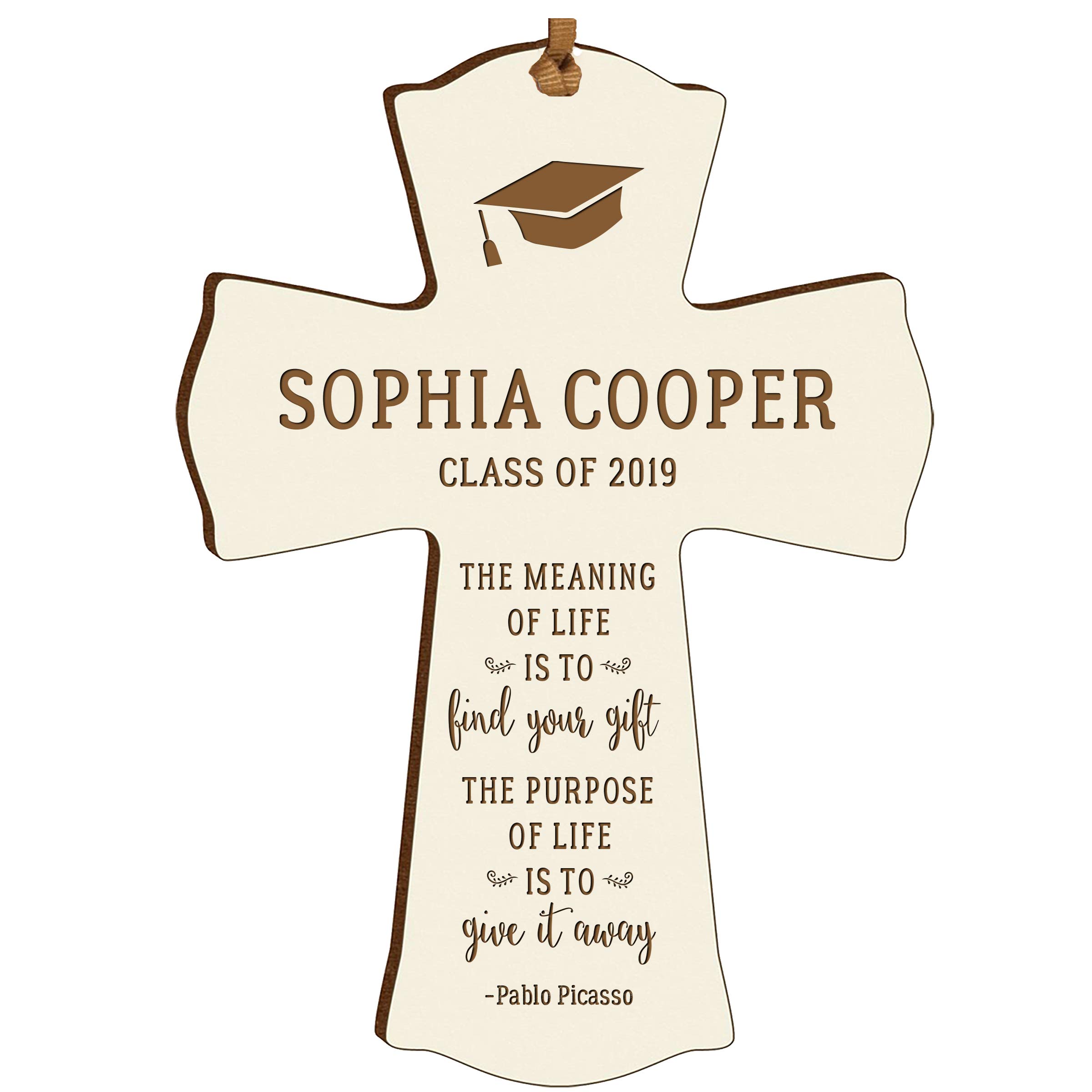 Personalized Graduation Cross Keepsake - 4