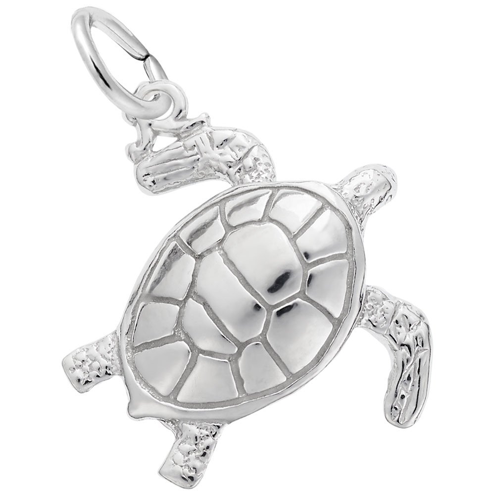 Tortoise Charm Pendant - Sterling Silver Animal Jewelry for Bracelets & Necklaces - Perfect for Gifts, Boho Style, and Everyday Wear