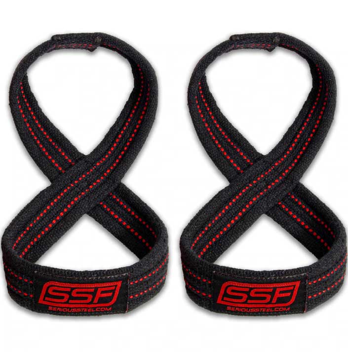 Best Figure 8 Lifting Straps for Weightlifting & Powerlifting - Heavy Duty Gym Wrist Support for Deadlifts, Squats & Strength Training - Perfect for CrossFit & Home Workouts