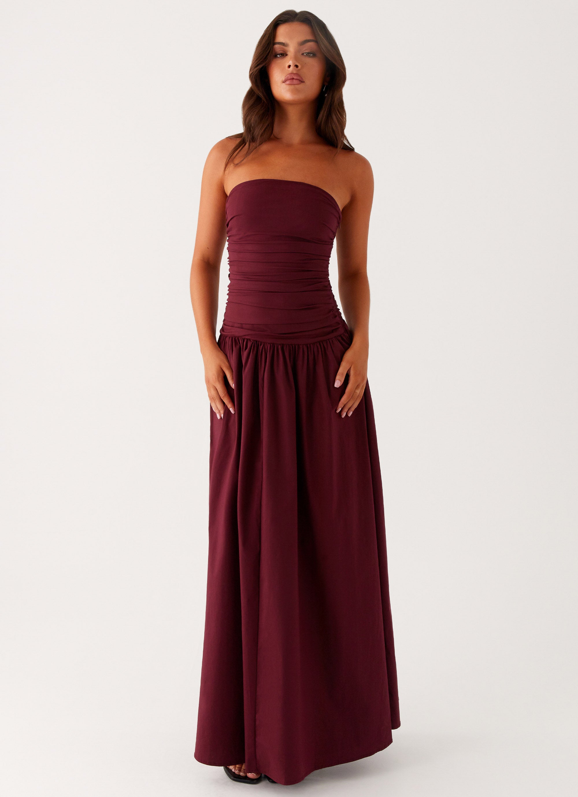 Carmel Maxi Dress - Elegant Long Flowy Mulberry Dress for Women | Perfect for Summer, Beach, Weddings & Casual Outings