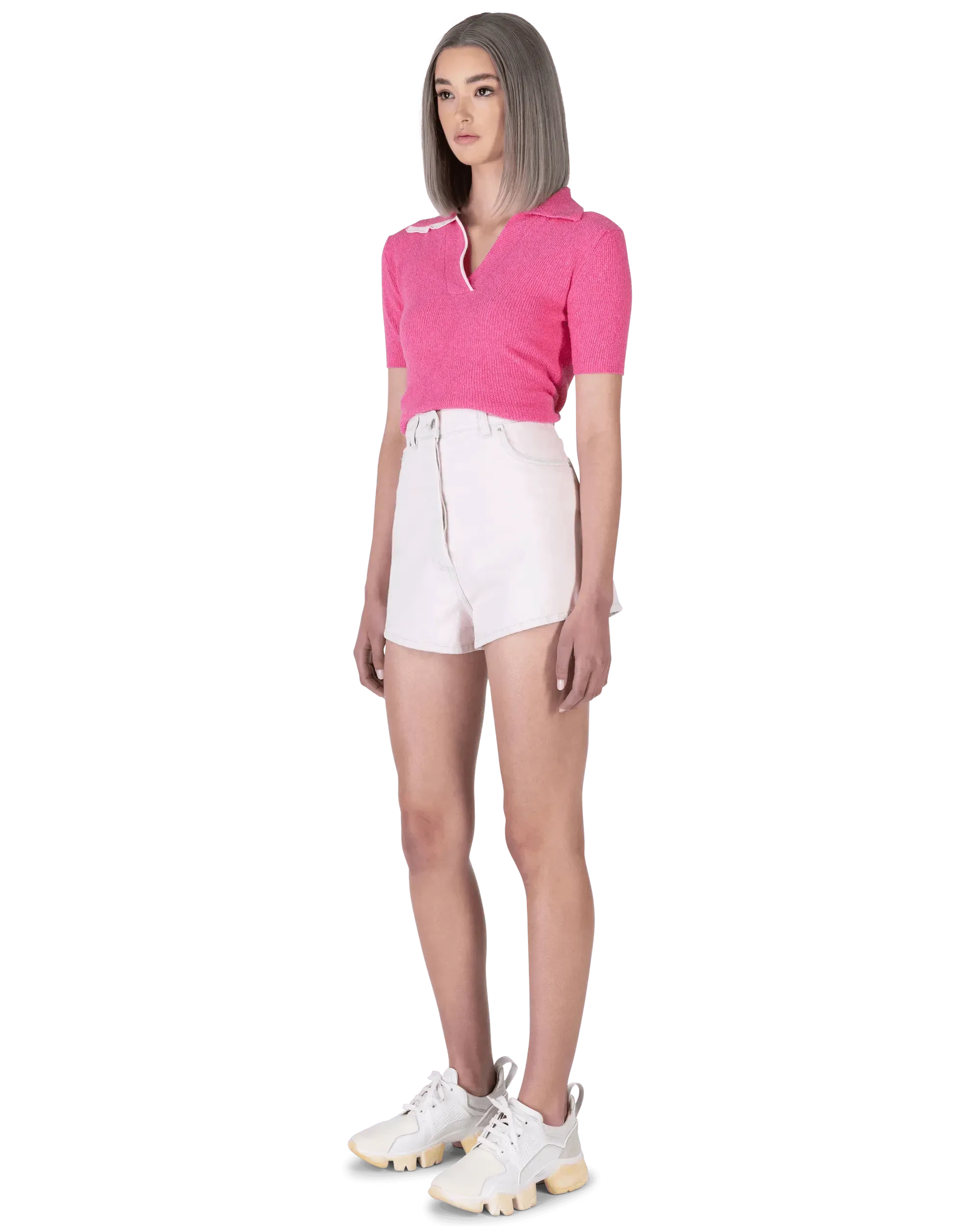 Bagnu Back Tie Polo Shirt for Women - Stylish & Comfortable Knit Top for Casual Wear, Office, and Outings