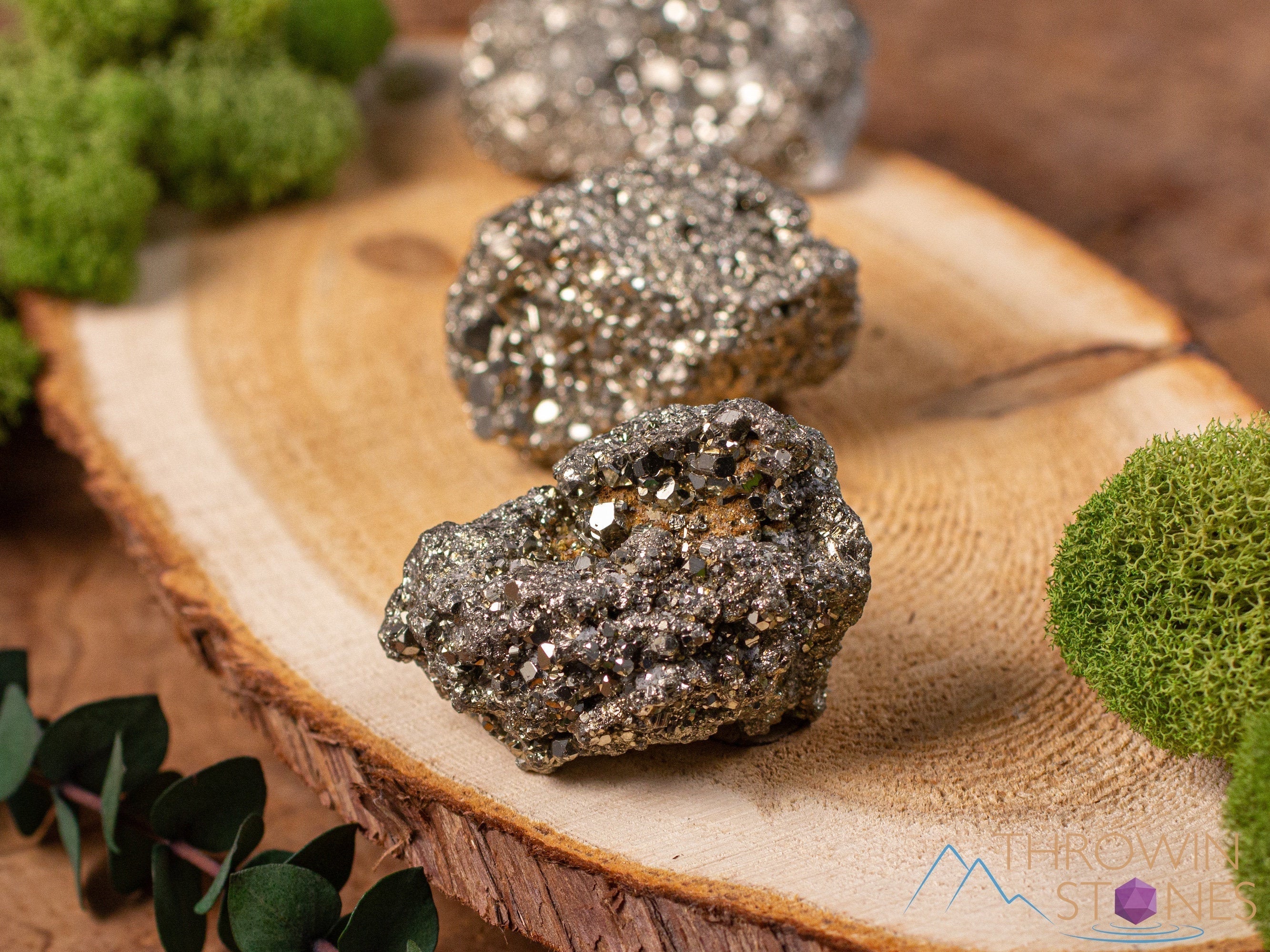 PYRITE Raw Crystal Cluster - Large Natural Crystals, Fools Gold Specimen | Metaphysical Healing Stone, Home & Office Decor | Perfect for Meditation, Reiki, and Mineral Collection (E1846)