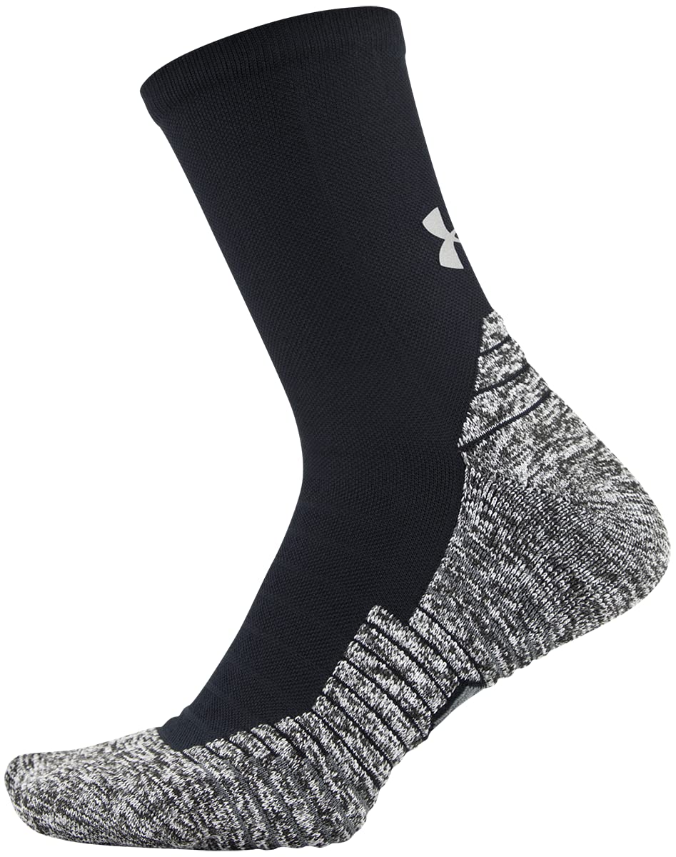 Under Armour Women's Running Cushion Crew Socks 3-Pack - Moisture-Wicking Athletic Socks for Jogging, Gym & Workout - Comfortable & Breathable Performance Socks