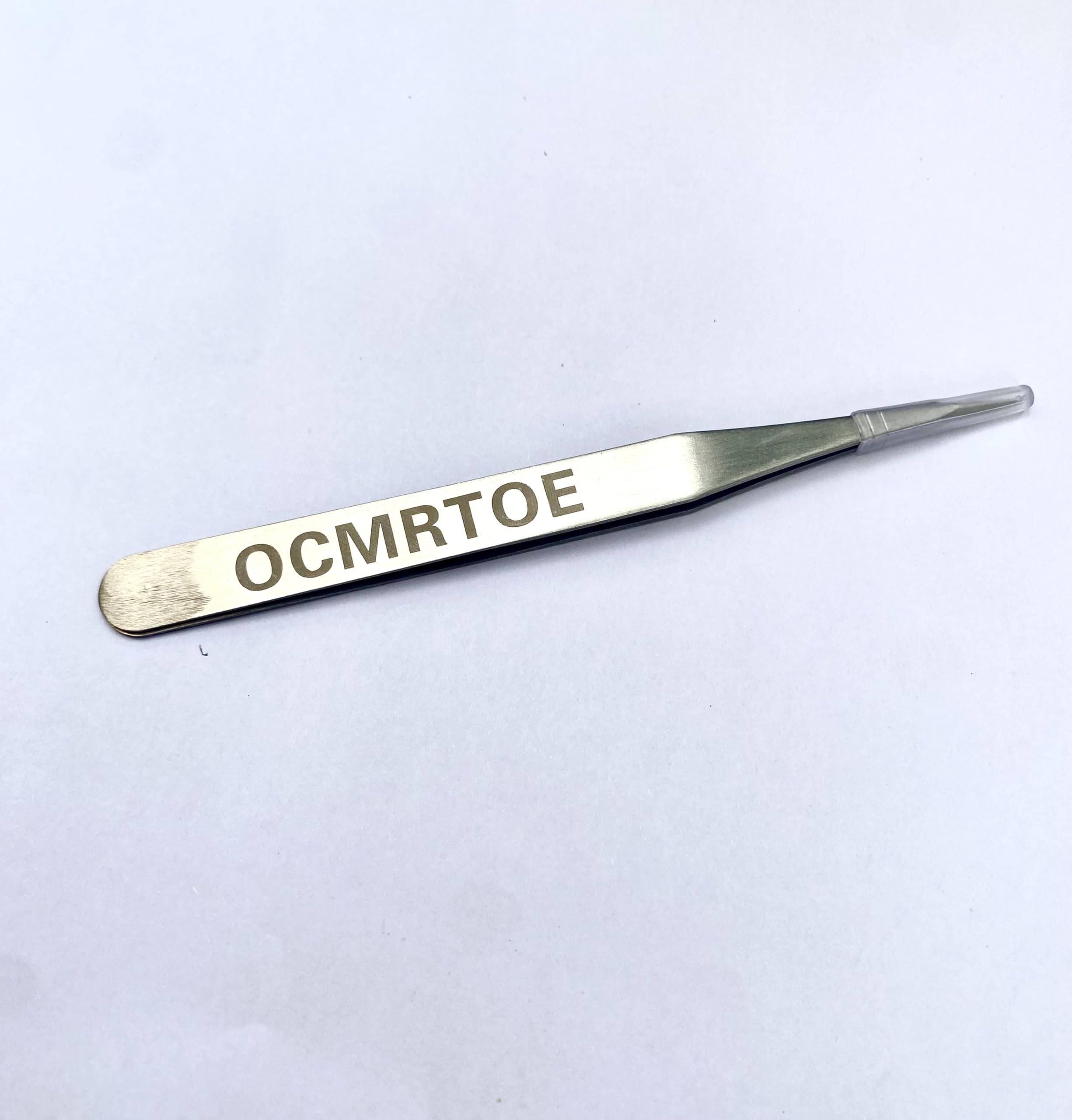 2PCS OCMRTOE Precision Tweezers Set - Anti-Static Stainless Steel Curved Tweezers for Electronics, Lab Work, Jewelry Making, Crafts & Soldering - Perfect for DIY Projects, Watch Repair & Eyebrow Grooming