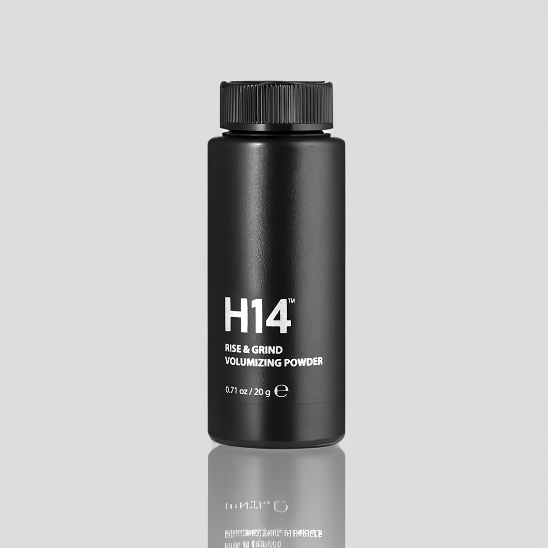 H14 Rise & Grind Volumizing Powder for Hair - Texturizing & Volume Boosting Styling Product for Women & Men - Perfect for Fine, Thin Hair & Everyday Styling at Home or Salon