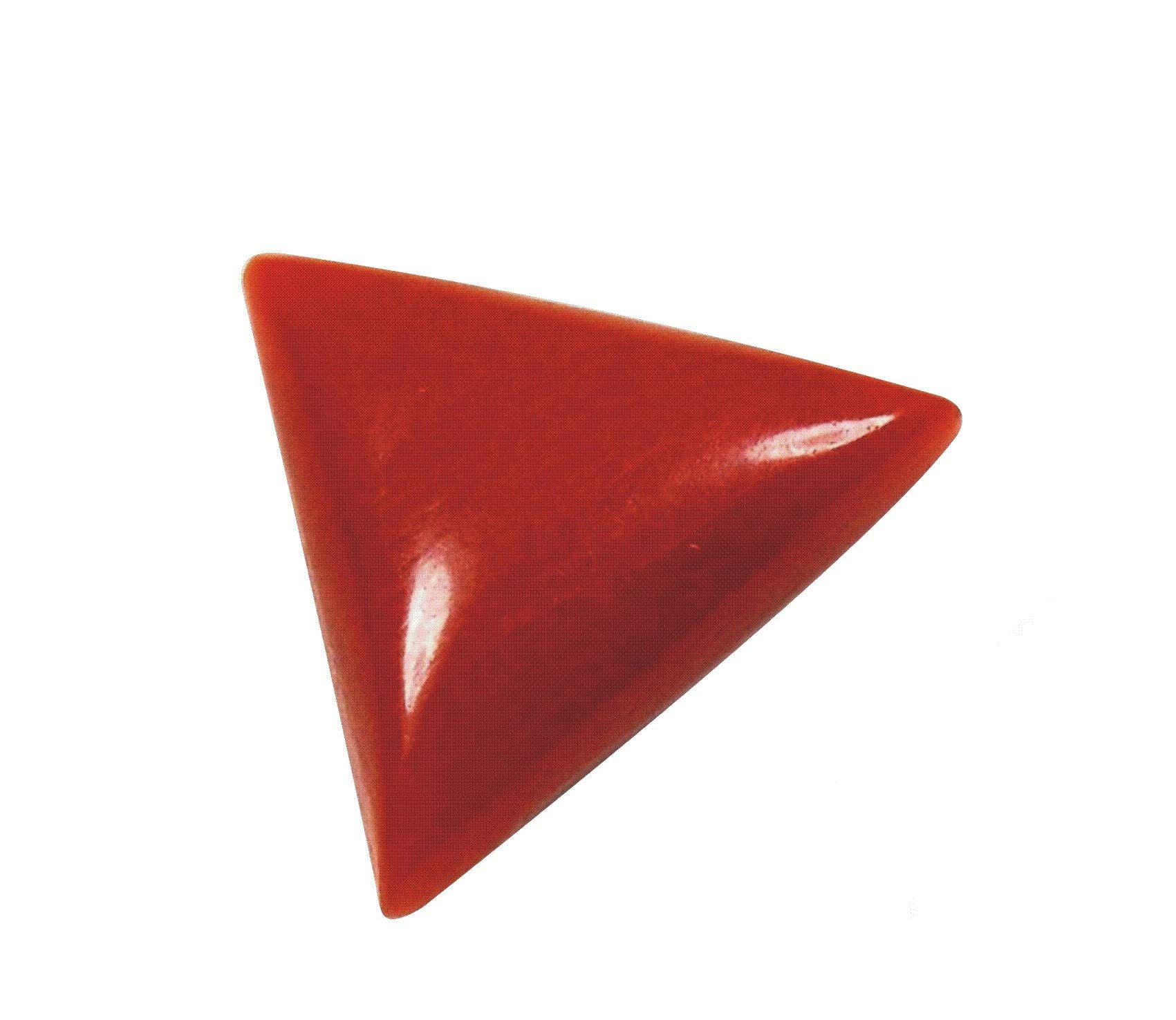 3-12 Carat Natural Triangle Red Coral Gemstone - Certified Italian Moonga Ratna for Unisex | Jewelry Making, Healing Crystals & Spiritual Gifts