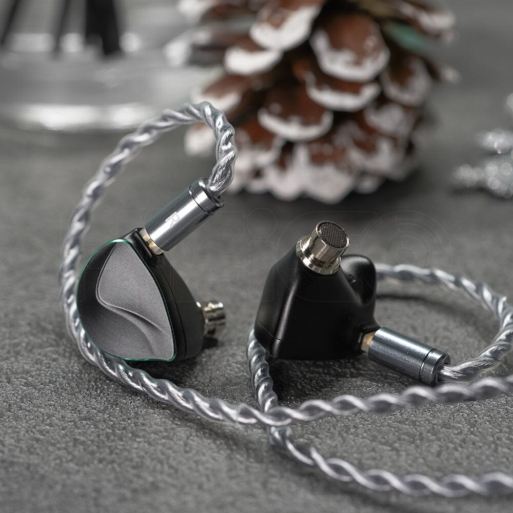 BQEYZ Winter Hybrid Dynamic Driver Earphones with 11.6mm PZT Bone Conduction - HiFi In-Ear Monitors for Audiophiles, Music Lovers & Gaming Enthusiasts - Perfect for Commuting, Workouts & Studio Recording