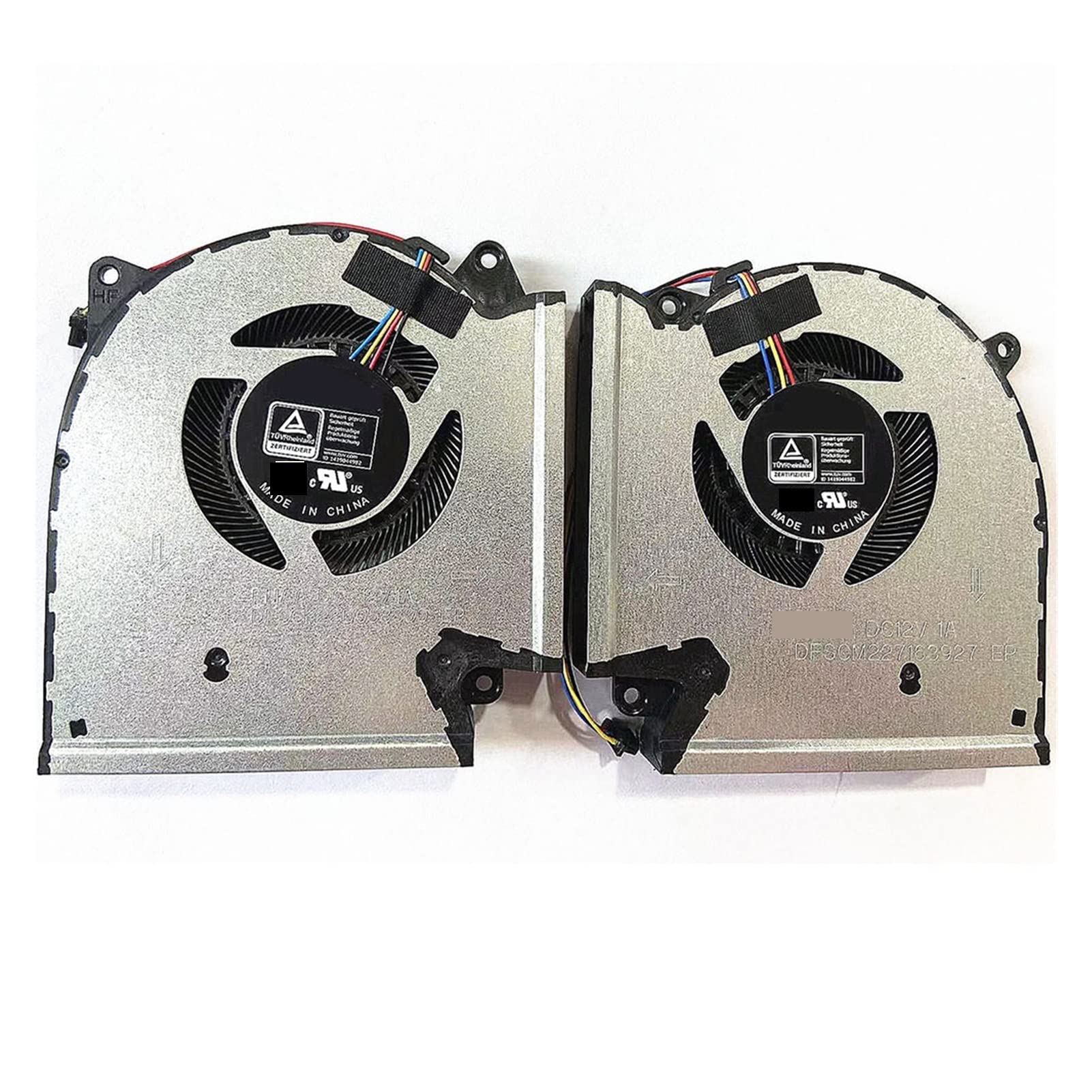 ASUS ROG Strix 2021 Scar 15 G533 G533Q G513QR G713QR G733QS Replacement CPU GPU Cooling Fan - 12V 1A Gaming Laptop Radiator 13NR0540P01011 (CPU Fan) - Perfect for Gaming, Overclocking & High-Performance Computing