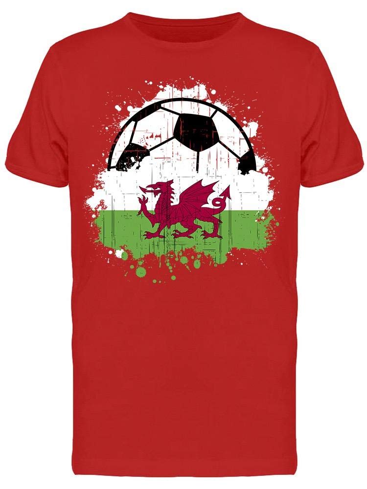 Smartprints Wales Soccer Team T-Shirt for Men - Comfortable & Stylish Soccer Jersey for Fans, Players & Casual Wear