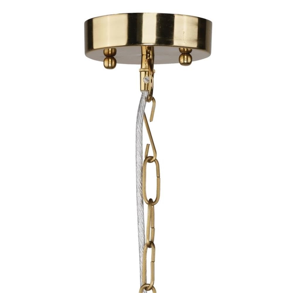 1-Light Farmhouse Metal Pendant Light with Blown Seeded Glass Shade in Antique Brass - Perfect for Kitchen Island, Dining Room, and Entryway Lighting