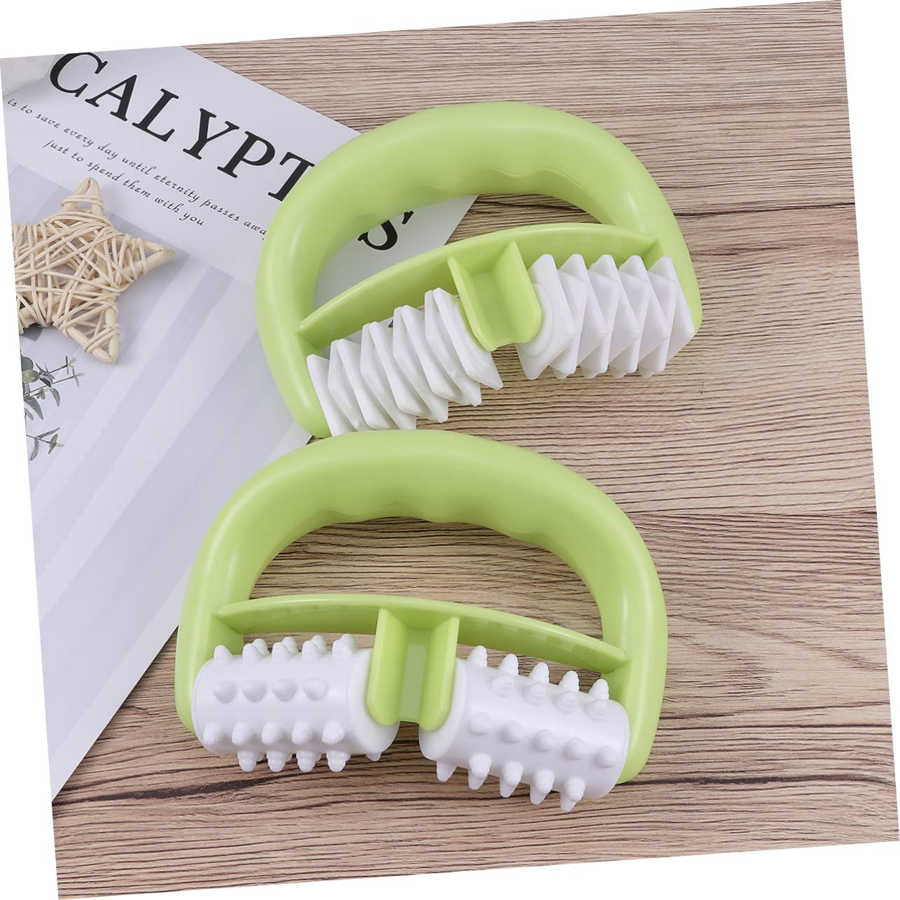 Lurrose Plantar Fasciitis Foot Massager & Hand Massage Tool - Relieves Pain, Stress Relief for Feet and Hands - Perfect for Home, Office, Gym Use (Pack of 2)