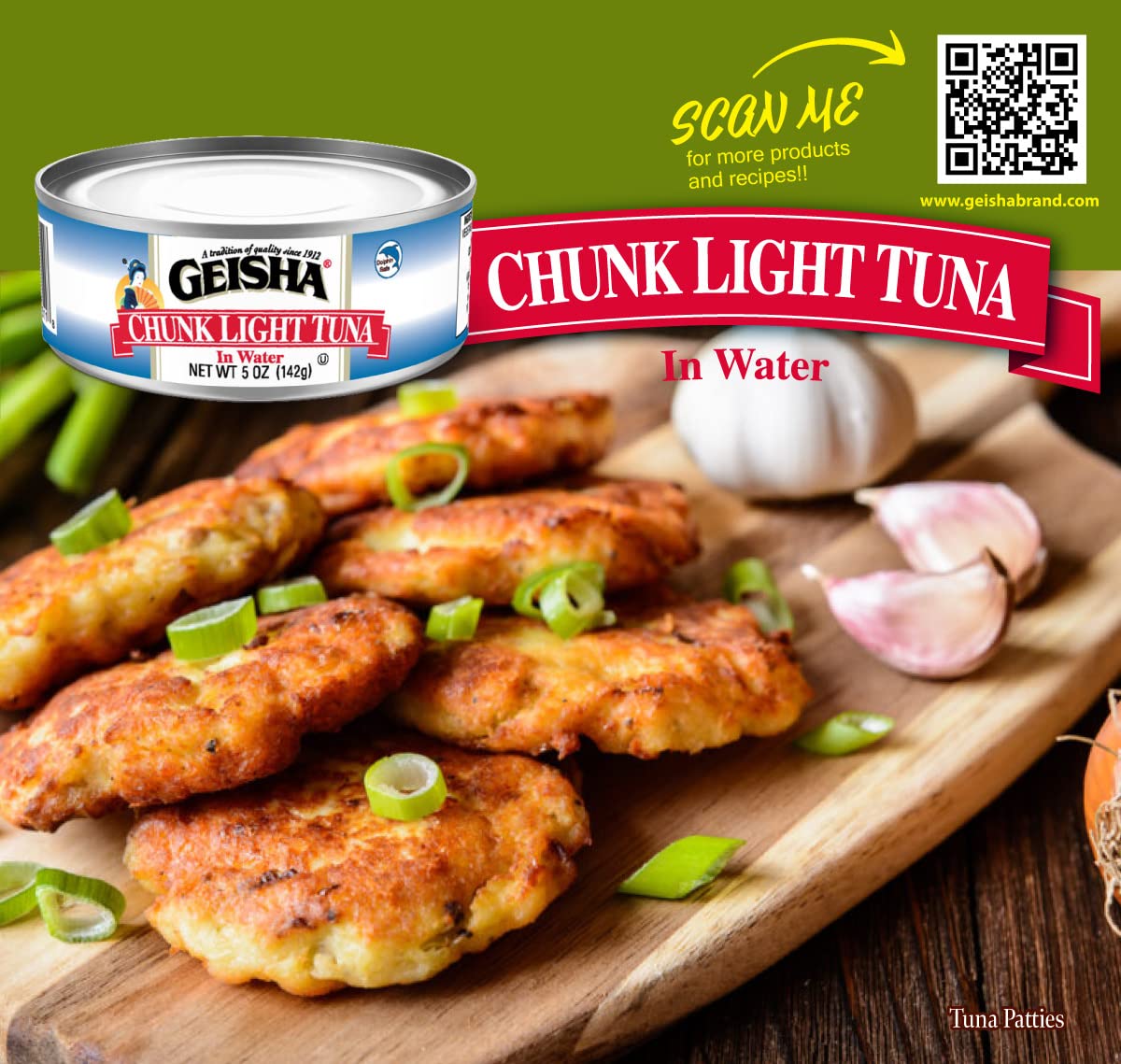 GEISHA Chunk Light Tuna in Water 5oz (Pack of 24) - Skipjack Tuna Cans | No Trans Fat, Sugar Free, Kosher Certified, Gluten Free | High in Omega 3 & Protein | Perfect for Salads, Sandwiches & Healthy Meals