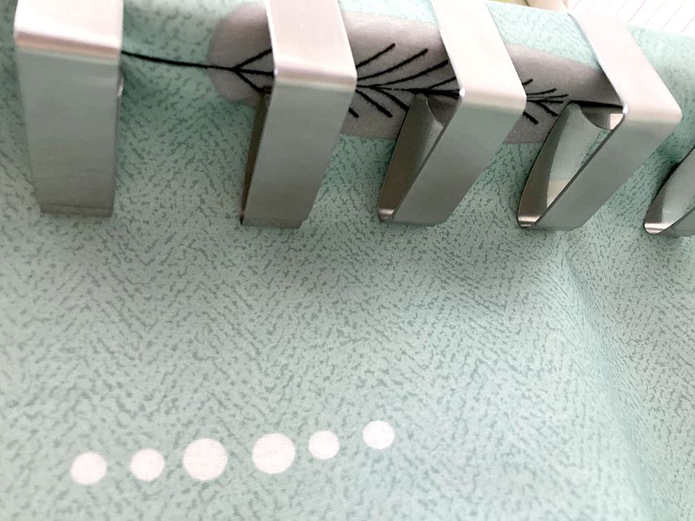 Aliotech 4pcs Flower Shape Stainless Steel Tablecloth Clips - Heavy Duty Silver Table Cover Clamps for Indoor & Outdoor Use - Perfect for Picnics, Parties, and Home Decor