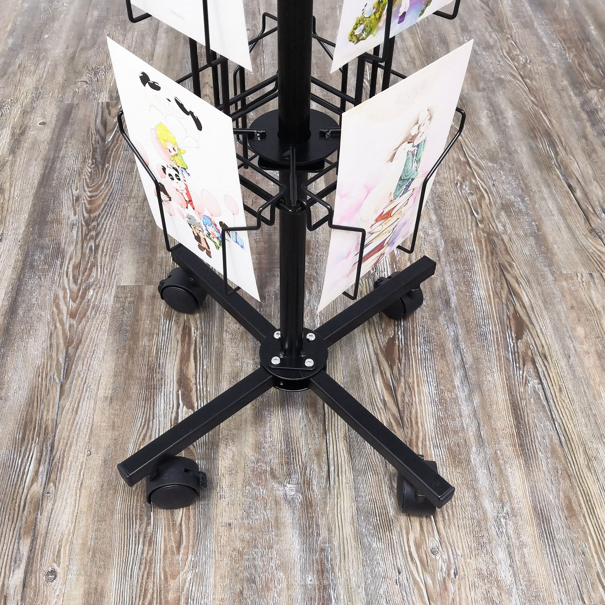 FixtureDisplays® 24-Pocket Greeting Card Rack - 6