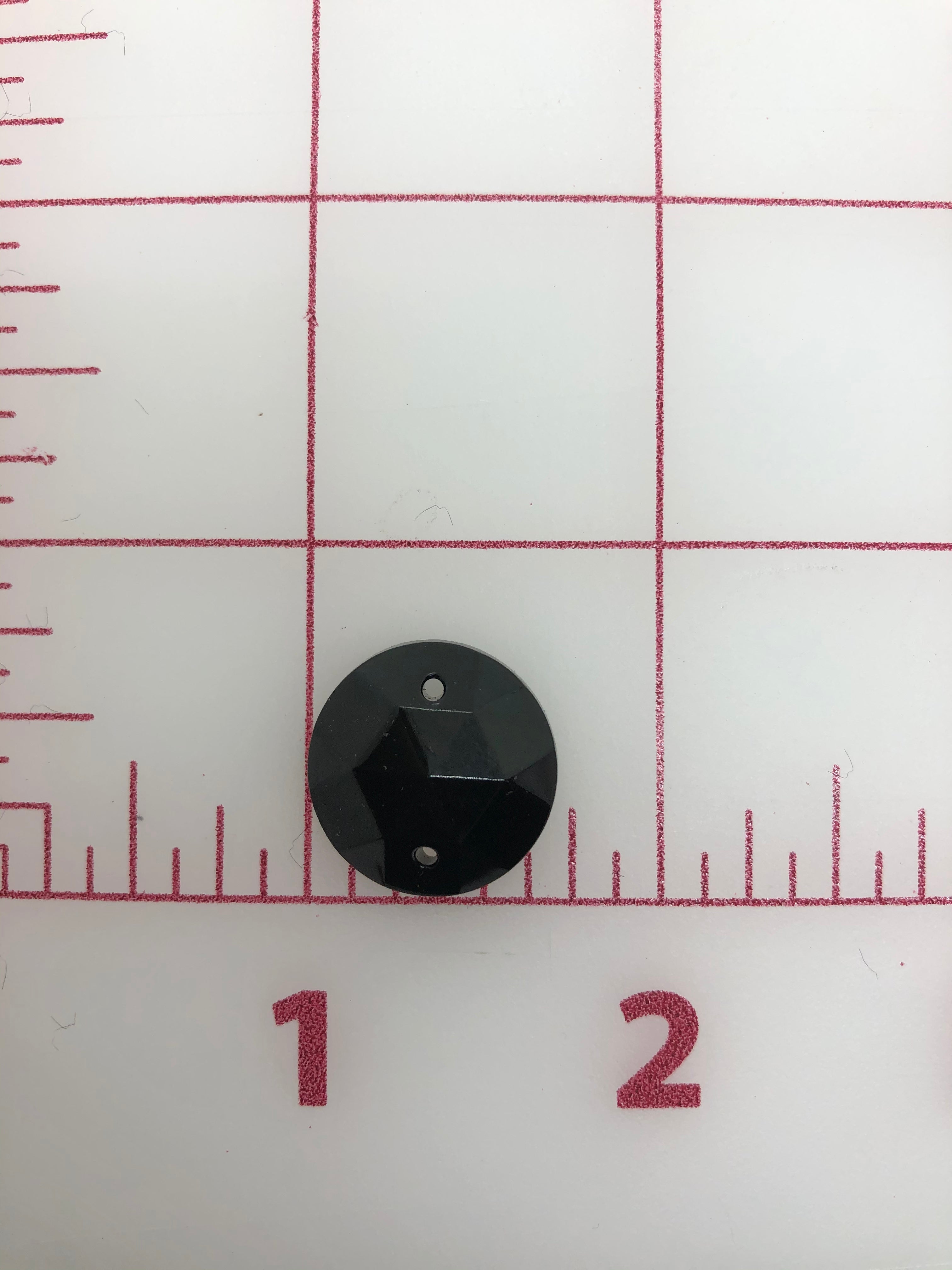 18mm Czech Jet Round Sew On Rhinestones - 3 Pack for DIY Clothing, Costumes, and Craft Projects